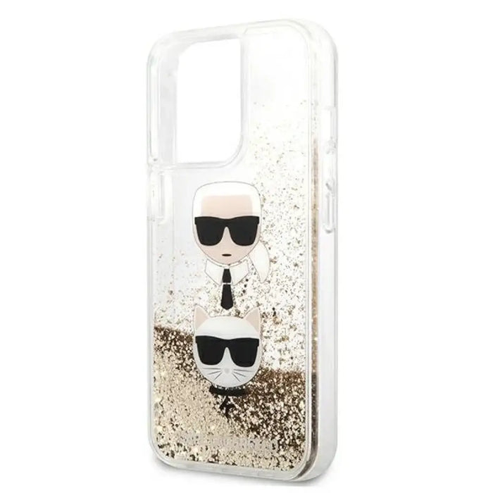 Karl Lagerfeld Liquid Glitter Karl&Choupette Head Case