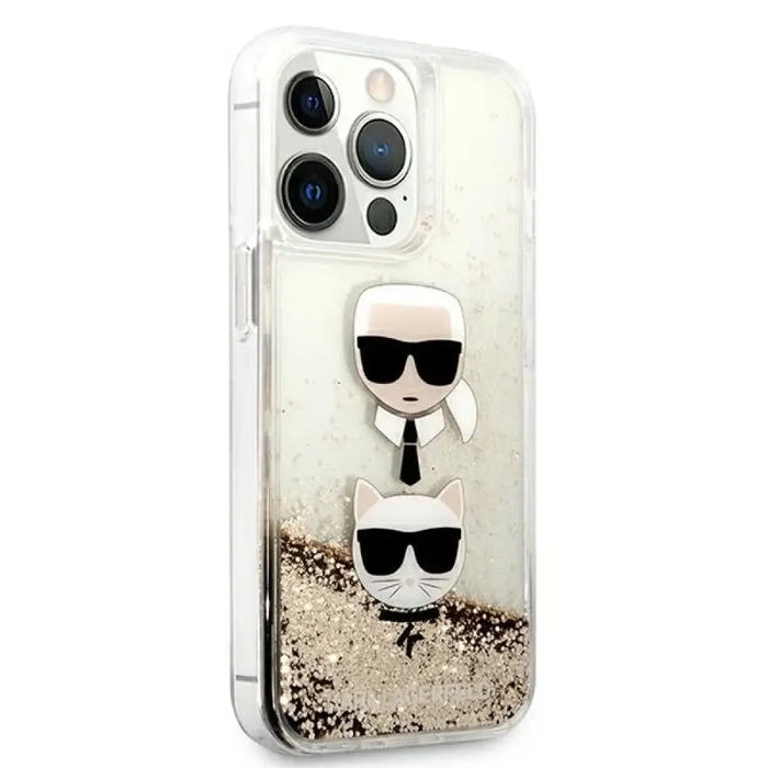 Karl Lagerfeld Liquid Glitter Karl&Choupette Head Case