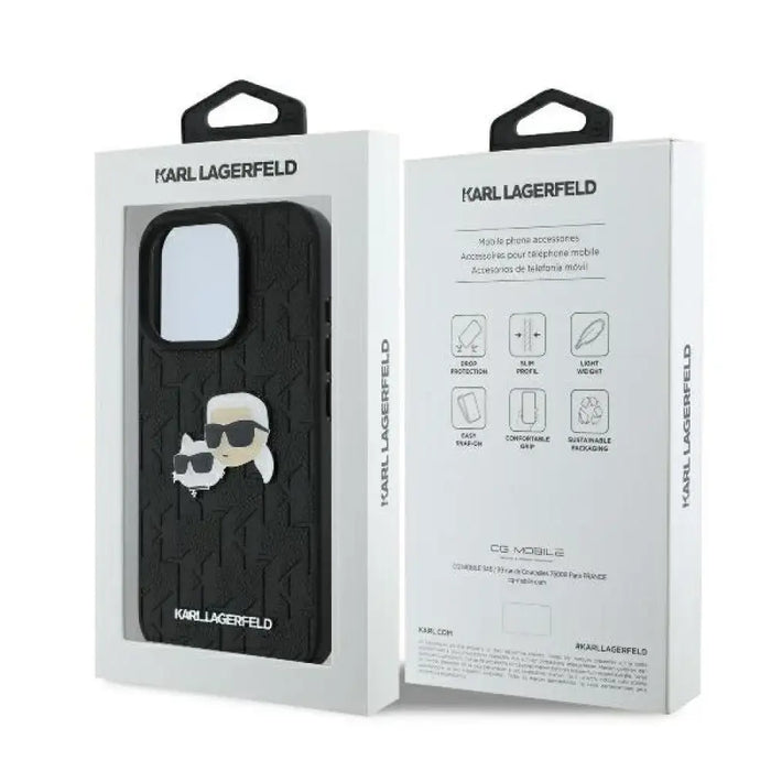 Karl Lagerfeld Monogram Karl & Choupette Head Pin Case