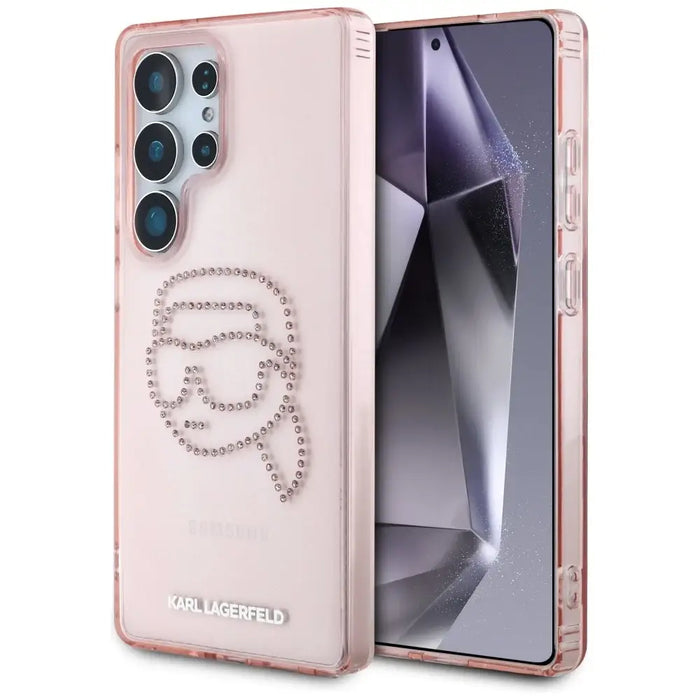 Karl Lagerfeld Rhinestones K. Head лого Samsung Galaxy S25