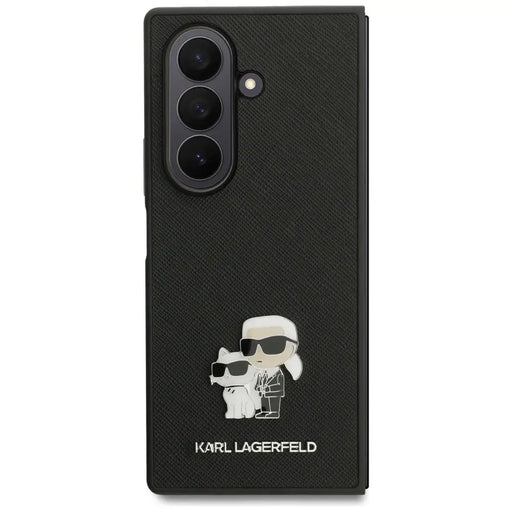 Karl Lagerfeld Saffiano Karl&Choupette Pin Case за Samsung