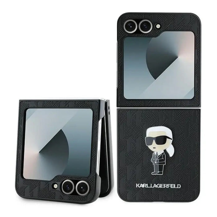 Karl Lagerfeld Saffiano Monogram Ikonik Pin Case за Samsung