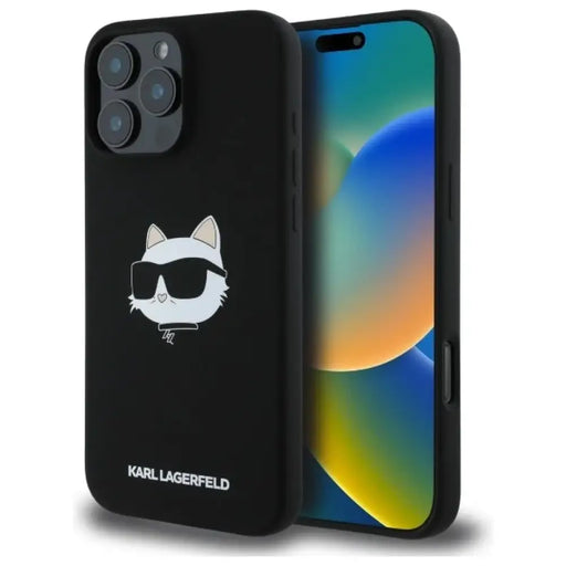 Karl Lagerfeld силиконов калъф Choupette Head Print MagSafe
