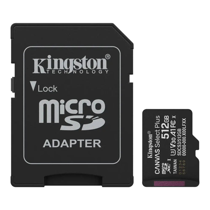 Карта памет Kingston Canvas Select Plus microSDXC 512GB