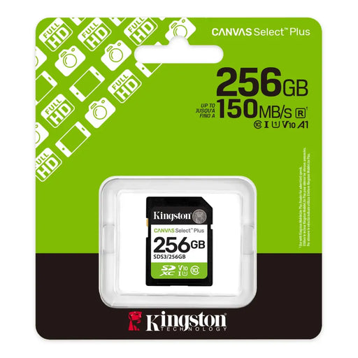 Карта памет Kingston Canvas Select Plus SD 256GB