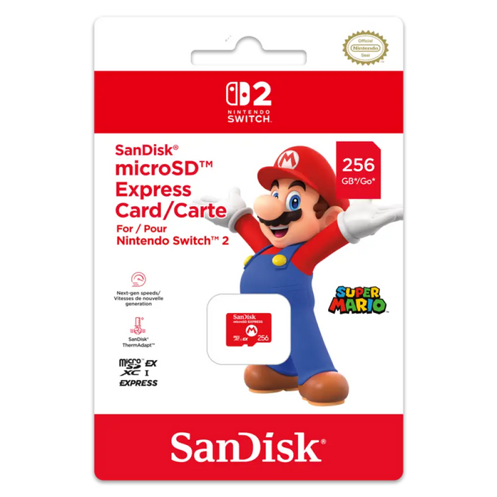 Карта памет Nintendo Switch 2 SanDisk microSD 256GB
