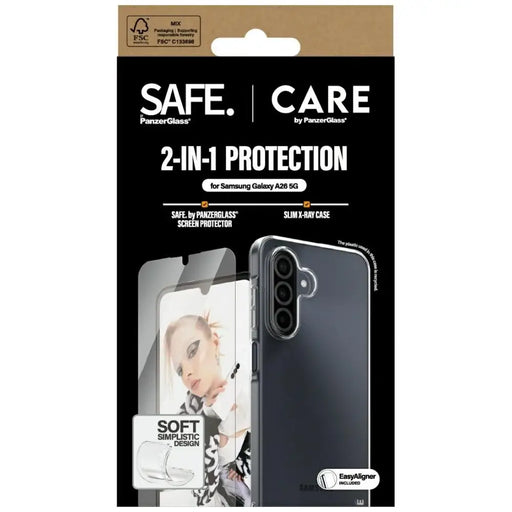Кейс CARE by PanzerGlass Fashion 2in1 + стъкло за Samsung