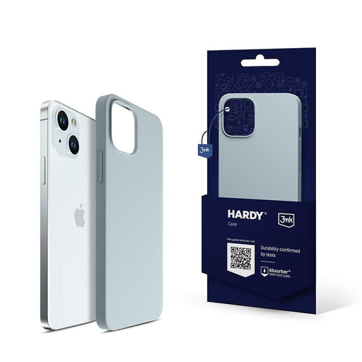 Кейс 3mk Hardy Silicone MagCase за Apple iPhone 15 син
