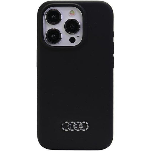 Кейс Audi Silicone Case за iPhone 15 Pro Max 6.7 черен /