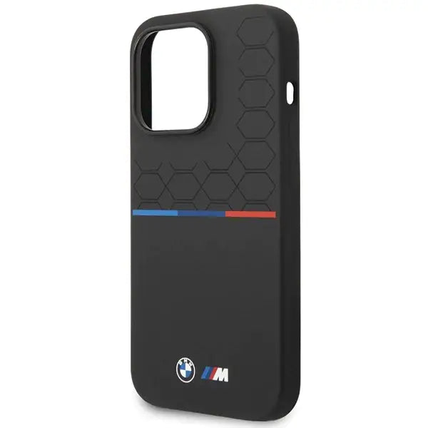 Кейс BMW M Silicone Pattern за iPhone 14 Pro Max черен