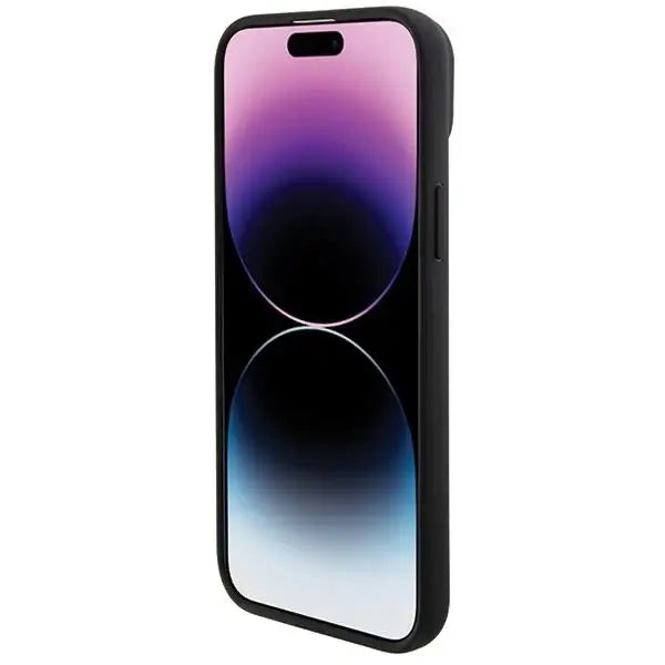 Кейс BMW Tricolor M Collection за iPhone 15 черен