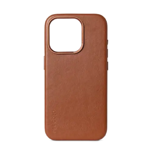 Кейс Decoded Leather Case MagSafe за iPhone 15 Pro кафяв