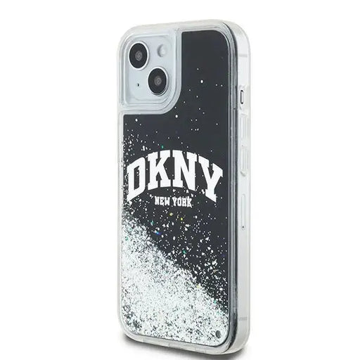 Кейс DKNY Liquid Glitter Big Logo за iPhone 15 Plus