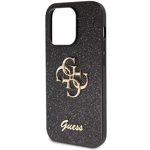 Кейс Guess GUHCP14LHG4SGK за iPhone 14 Pro черен Glitter