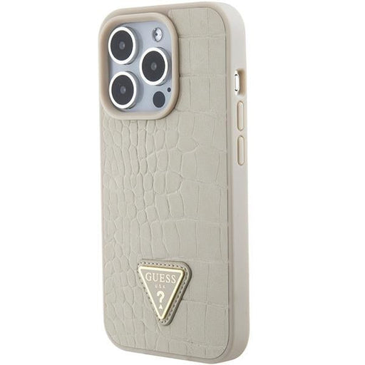 Кейс Guess GUHCP15XPCRTHCD за iPhone 15 Pro Max 6.7 златист