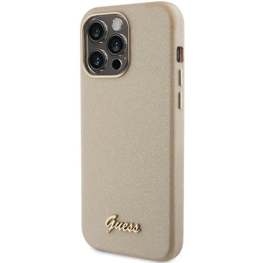 Кейс Guess GUHCP15XPGMCSD за iPhone 15 Pro Max 6.7 златист /