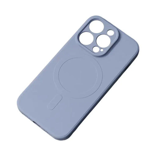 Кейс HQWear Silicone Case MagSafe за iPhone 14 Plus син