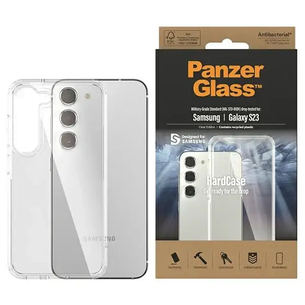 Кейс PanzerGlass ClearCase за Samsung Galaxy S23 прозрачен