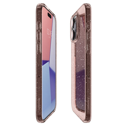 Кейс Spigen Liquid Crystal Glitter за iPhone 15 Pro rose