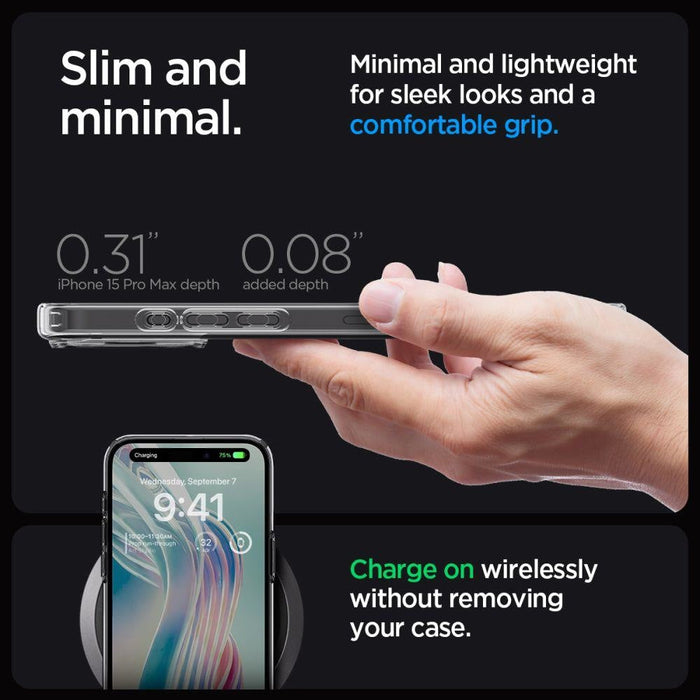 Кейс Spigen Ultra Hybrid за iPhone 15 PRO MAX Space Crystal
