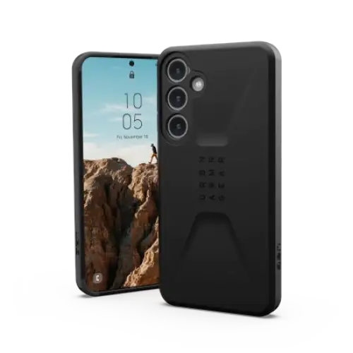 Кейс UAG Civilian за Samsung Galaxy S24 Plus черен