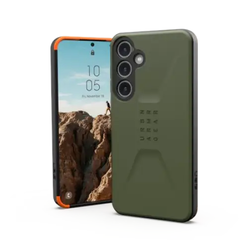 Кейс UAG Civilian за Samsung Galaxy S24 Plus зелен