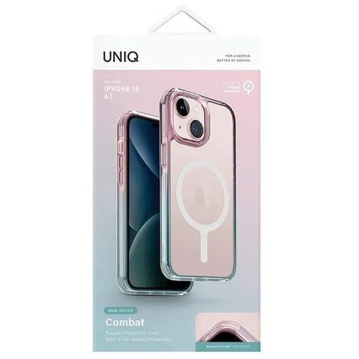 Кейс Uniq Combat Duo Magclick Charging за iPhone 15