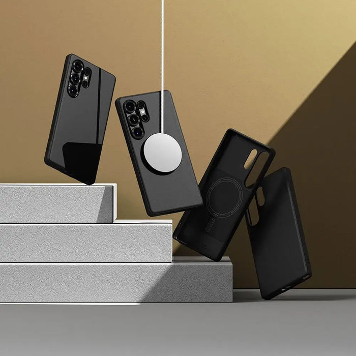 Кейс Ringke Onyx MagSafe за Samsung Galaxy S25 Ultra - черен