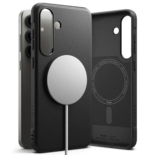 Кейс Ringke Onyx MagSafe за Samsung Galaxy S25 + - черен
