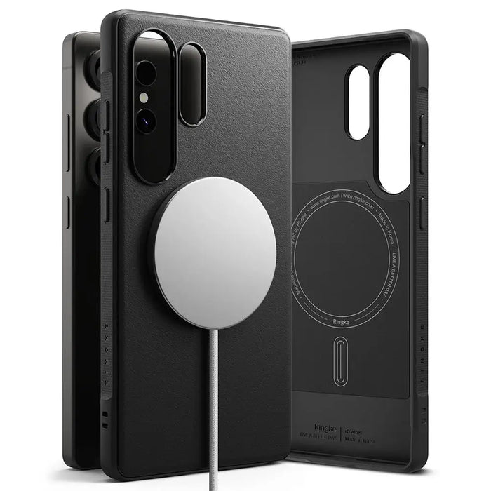 Кейс Ringke Onyx MagSafe за Samsung Galaxy S25 Ultra - черен