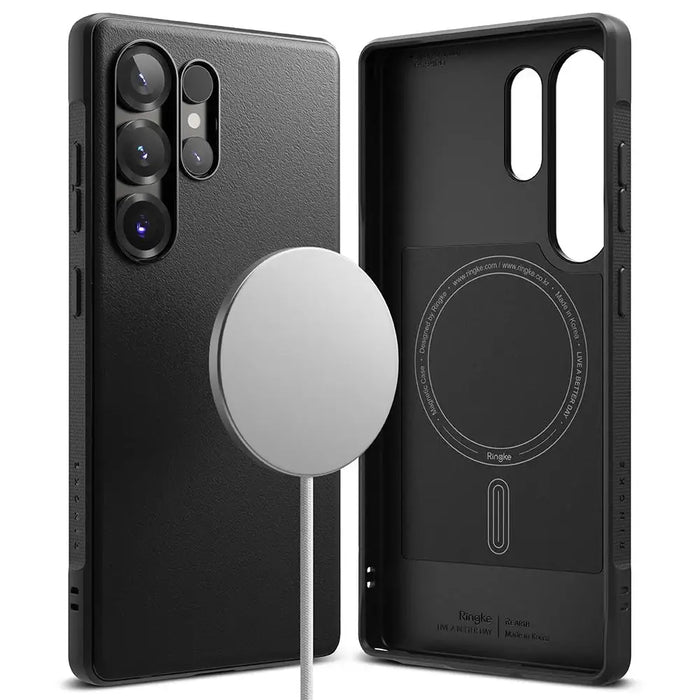 Кейс Ringke Onyx MagSafe за Samsung Galaxy S25 Ultra - черен