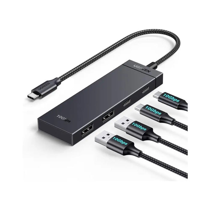 ХЪБ 2xUSB3.0A,2xUSB-C 3.2,INPUT USB-C CМ806 UGREEN