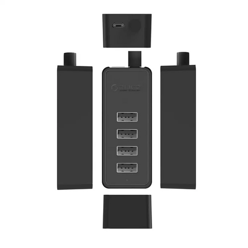 Хъб Orico W5P-U2-030 4x USB-A 2.0 30см - черен