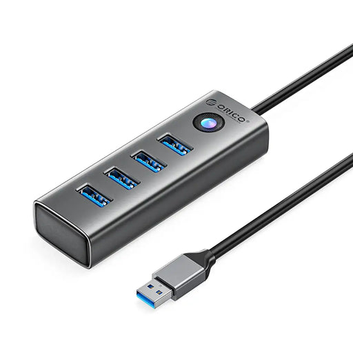 Хъб Orico PDD4U-U3 4x USB-A 3.0 - сив