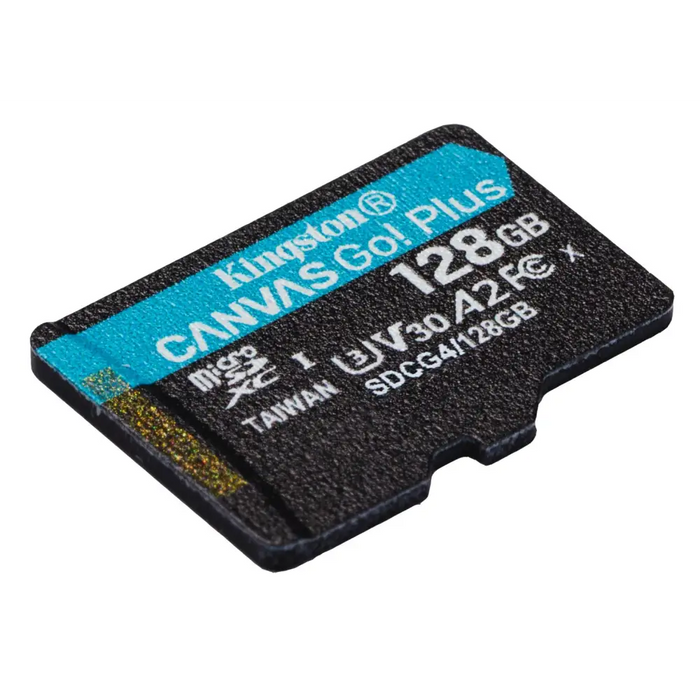 KINGSTON 128GB microSDXC Canvas Go Plus Gen4 200R A2 U3