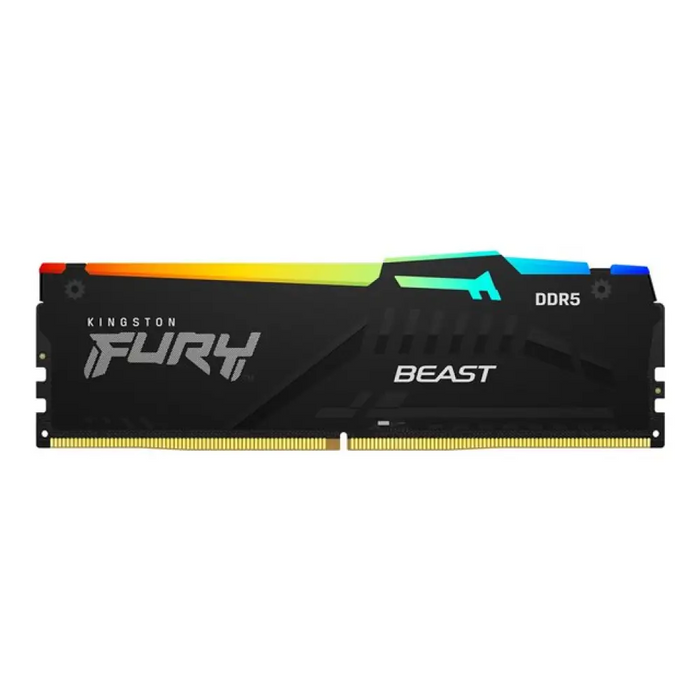 KINGSTON 16GB 6400MT/s DDR5 CL32 DIMM FURY Beast RGB EXPO