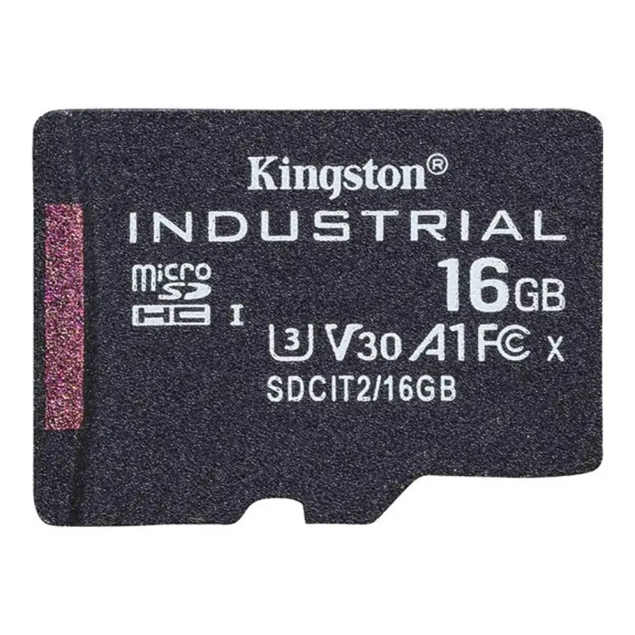 KINGSTON 16GB microSDHC Industrial C10 A1 pSLC Card Single