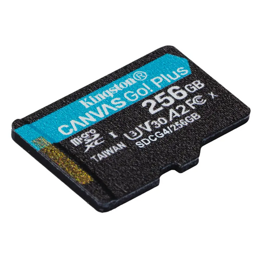 KINGSTON 256GB microSDXC Canvas Go Plus Gen4 200R A2 U3