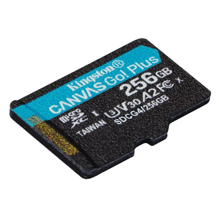 KINGSTON 256GB microSDXC Canvas Go Plus Gen4 200R A2 U3