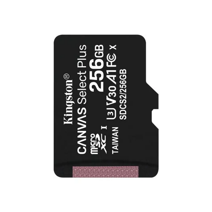 KINGSTON 256GB microSDXC Canvas Select Plus 100R A1 C10