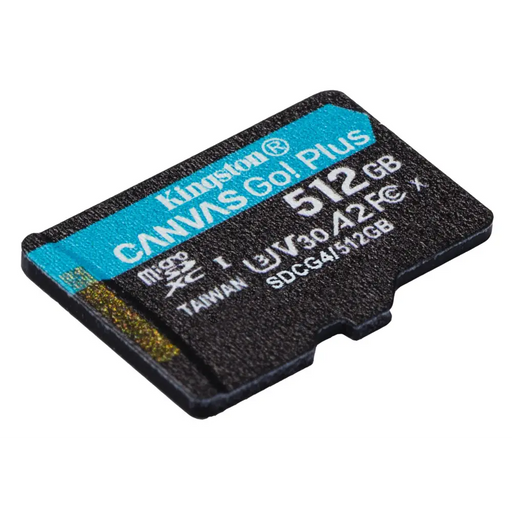 KINGSTON 512GB microSDXC Canvas Go Plus Gen4 200R A2 U3