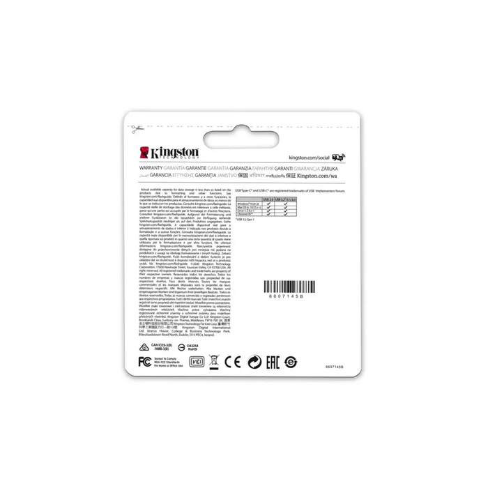KINGSTON 64GB DataTraveler microDuo 3C 200MB/s двоен USB-A
