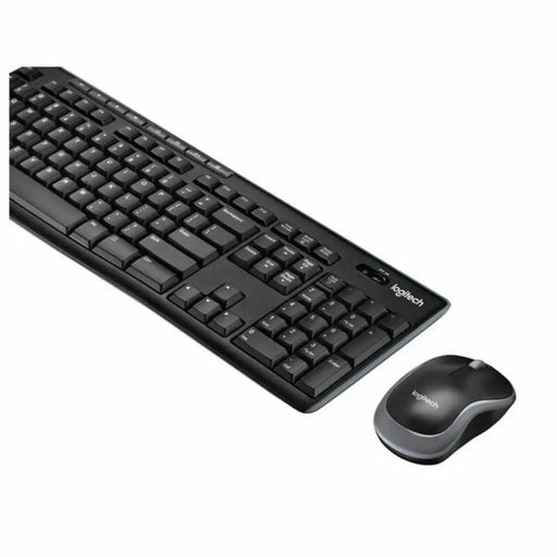 Kлаиатура с безжична мишка Logitech 920-004513 Черен