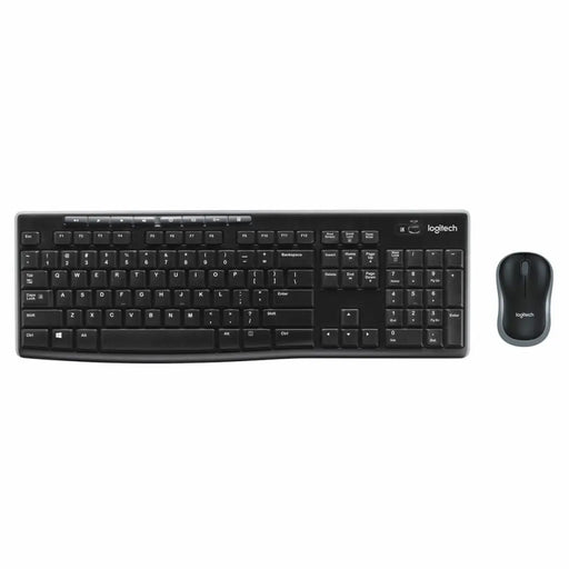 Kлаиатура с безжична мишка Logitech MK270 QWERTY английски