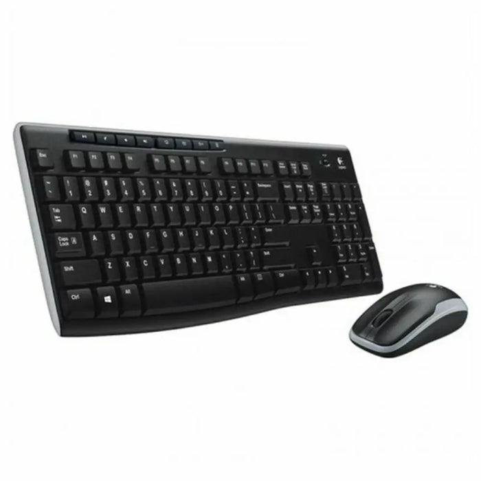 Kлаиатура с безжична мишка Logitech 920-004513 Черен