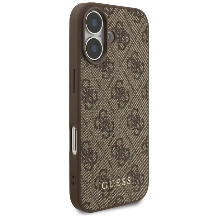 Класически калъф Guess 4G за iPhone 17 - кафяв