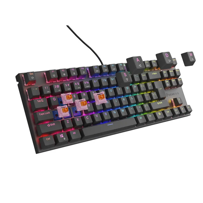 Клавиатура Genesis NKG-2155 Черен Испанска Qwerty