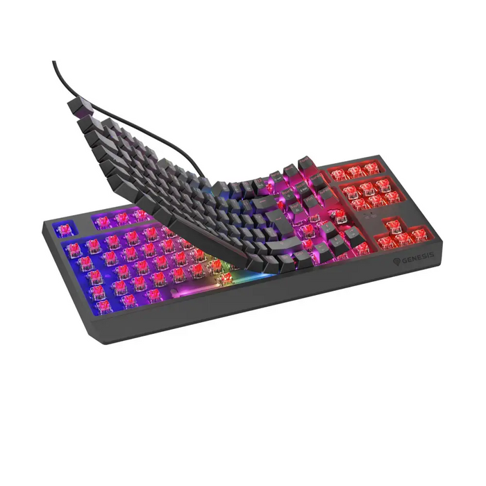 Клавиатура Genesis Thor 230 TKL Черен Испанска Qwerty