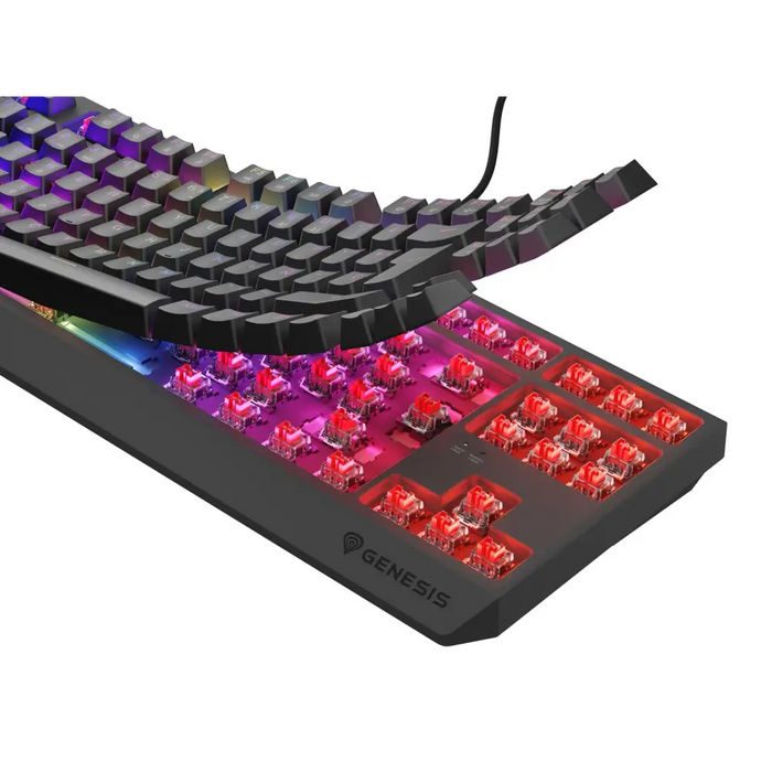Клавиатура Genesis Thor 230 TKL Черен Испанска Qwerty
