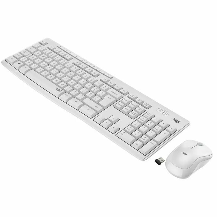 Клавиатура Logitech 920-009823 Бял Испанска Qwerty QWERTY